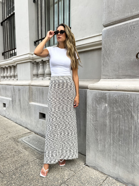 ISLA KNIT Maxi Skirt