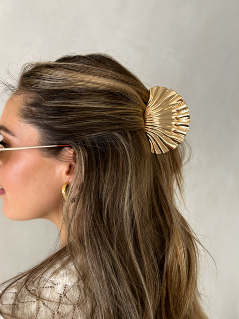 FIGI Shell Claw Clip - Gold