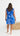 GEORGIE Mini Dress - Blue Floral