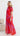 Olivia Organza Maxi Dress - Red/Fuchsia