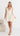 Hildie Floral Applique Mini Dress - Cream