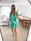 BRAMIS Dress - Green Floral