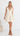 Hildie Floral Applique Mini Dress - Cream