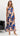 April One Shoulder Maxi - Irelia Blue Floral