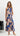 April One Shoulder Maxi - Irelia Blue Floral
