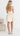 Hildie Floral Applique Mini Dress - Cream