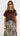 Bree Satin Tee - Chocolate Brown