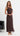 Odelia Maxi Dress - Chocolate Polka