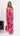 Naya Pleated Maxi Dress - Hibiscus Bloom