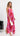Naya Pleated Maxi Dress - Hibiscus Bloom