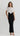 Chelsea Lace Overlay Midi Dress - Black/White