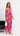 Naya Pleated Maxi Dress - Hibiscus Bloom
