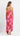 Naya Pleated Maxi Dress - Hibiscus Bloom