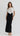 Chelsea Lace Overlay Midi Dress - Black/White