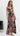 Julia Halter Maxi Dress - Chocolate/Blue Botanical