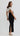 Chelsea Lace Overlay Midi Dress - Black/White