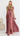 Aubrey Metallic Maxi Dress - Marsala
