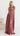 Aubrey Metallic Maxi Dress - Marsala