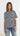 Pia Twist Front T-Shirt - Navy Stripe