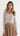 PORSHA Layered Lace Knit Top - Grey Marle
