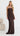 Priya Maxi Dress with Cape - Chocolate