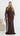 Priya Maxi Dress with Cape - Chocolate