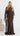 Priya Maxi Dress with Cape - Chocolate