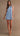 Anna Buttoned Denim Mini Dress - Medium Wash