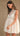 Adele Organza 3D Floral Mini Dress - Cream