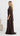 Priya Maxi Dress with Cape - Chocolate