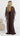 Priya Maxi Dress with Cape - Chocolate