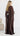 Priya Maxi Dress with Cape - Chocolate