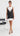 Eli Lace Overlay Mini Dress - White/Black