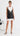 Eli Lace Overlay Mini Dress - White/Black