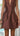 FLORINE Mini Dress - Chocolate