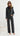 GENEVIEVE Faux Leather Jacket - Black