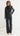 GENEVIEVE Faux Leather Jacket - Black