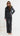GENEVIEVE Faux Leather Jacket - Black