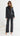 GENEVIEVE Faux Leather Jacket - Black