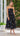 MAYA Pocketed Midi Dress - Black Polka - Out With Audrey