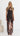 Inaya Mesh Maxi Dress - Chocolate Marble