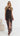 Inaya Mesh Maxi Dress - Chocolate Marble