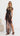 Inaya Mesh Maxi Dress - Chocolate Marble