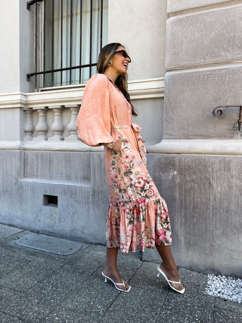 DYLAN Floral Midi Dress