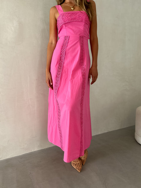 RAYA Crochet Midi - Pink