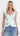 Neve Embroidered Peplum Top - White Floral