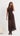 Hera Lace Maxi Dress - Chocolate