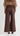Naomi Wide Leg Linen Pants - Chocolate