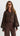 Emery Balloon Sleeve Lace Blouse - Chocolate