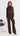 Elira Wide Leg Pants - Chocolate Brown